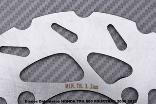 Discos Delanteros HONDA TRX 680 FOURTRAX 2006 2023