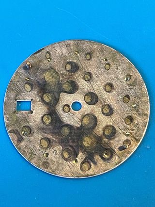 Esfera Reloj Omega Constellation Blanca y Dorada