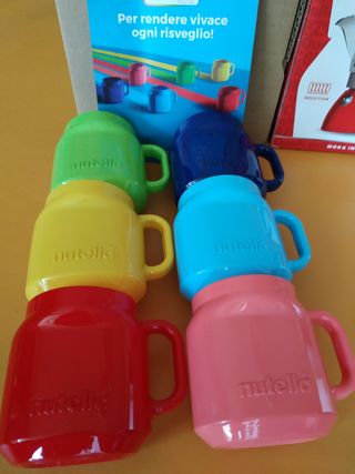 Bialetti Moka + 6 Nutella tazzine