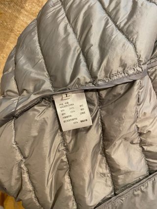 Chaleco acolchado gris