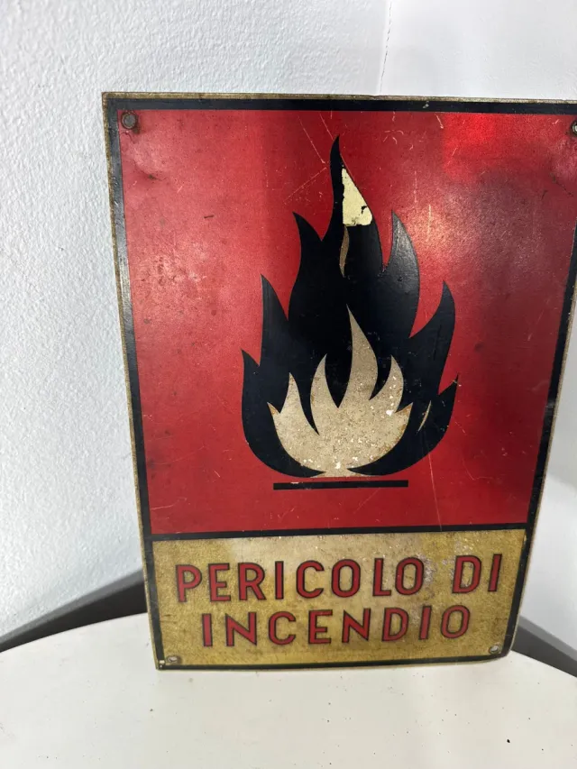 Insegna Pericolo di Incendio