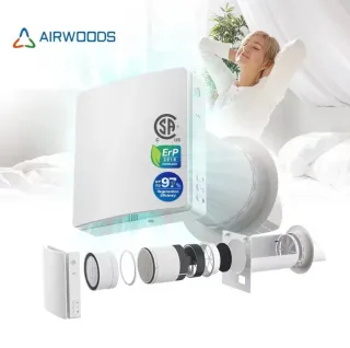 Recuperador de calor Airwoods (ventilación forzada