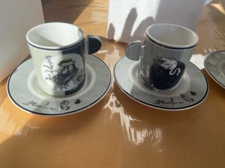 Set 4 Tazzine Caffè Baci Milano