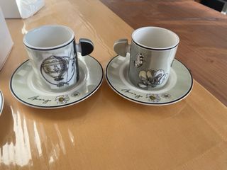 Set 4 Tazzine Caffè Baci Milano