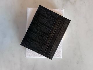 Tarjetero Dior Negro con Caja