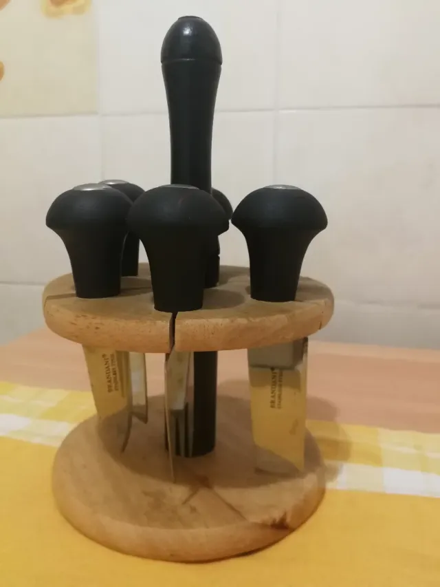 Set formaggi Brandani legno