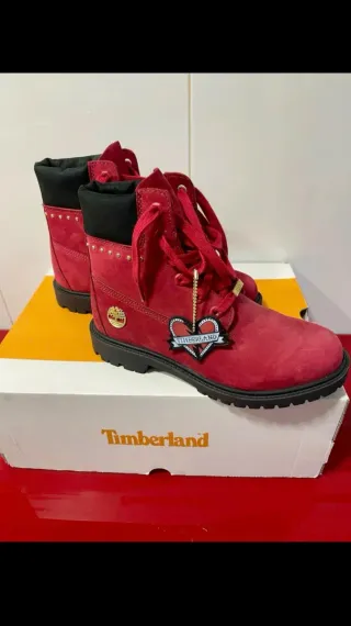 Botas Timberland 6Inch Rojas Mujer