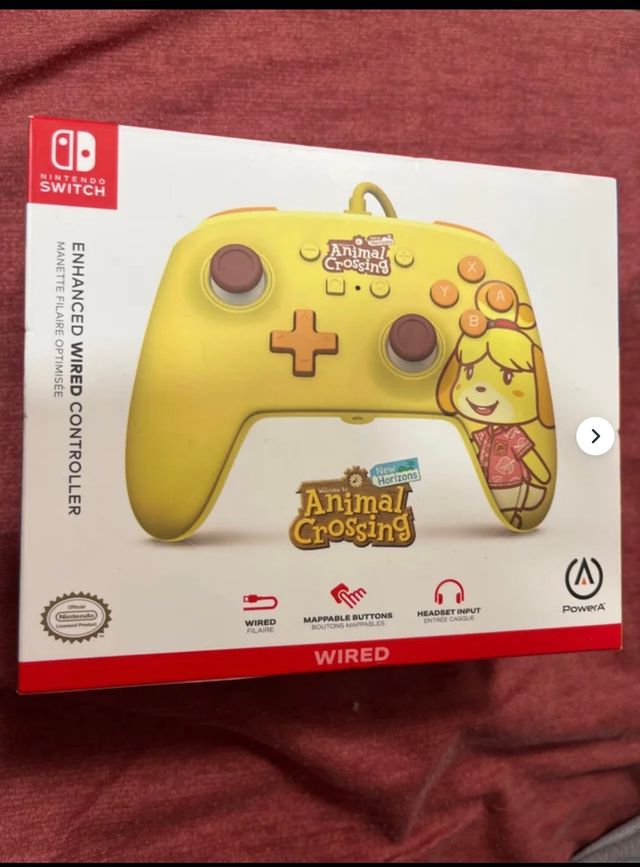 Controller Nintendo Switch Animal Crossing Giallo