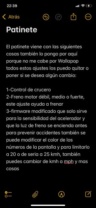 Patinete Eléctrico Xiaomi Modificado Nuevo