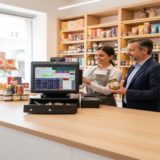 TPV NCR Completo con Cajón e Impresora