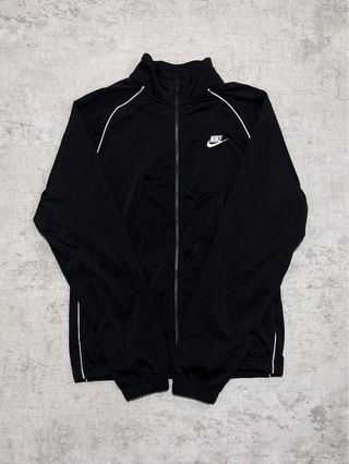 Sudadera Nike Negra con Raya Blanca