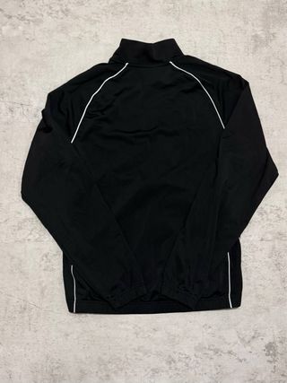 Sudadera Nike Negra con Raya Blanca