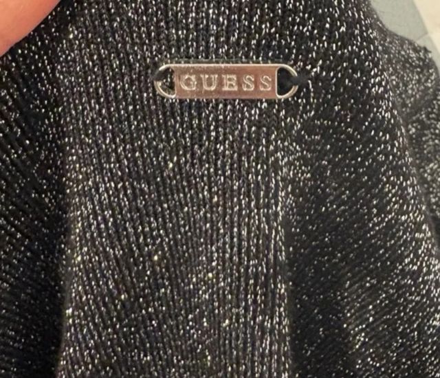 Vestito Guess glitter nero