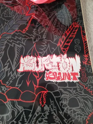 Snowboard Burton Blunt y Fijaciones Custom