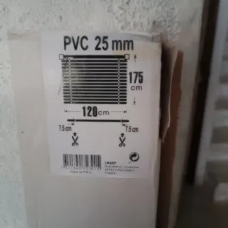 Persiana veneziana PVC 25mm 120x175cm