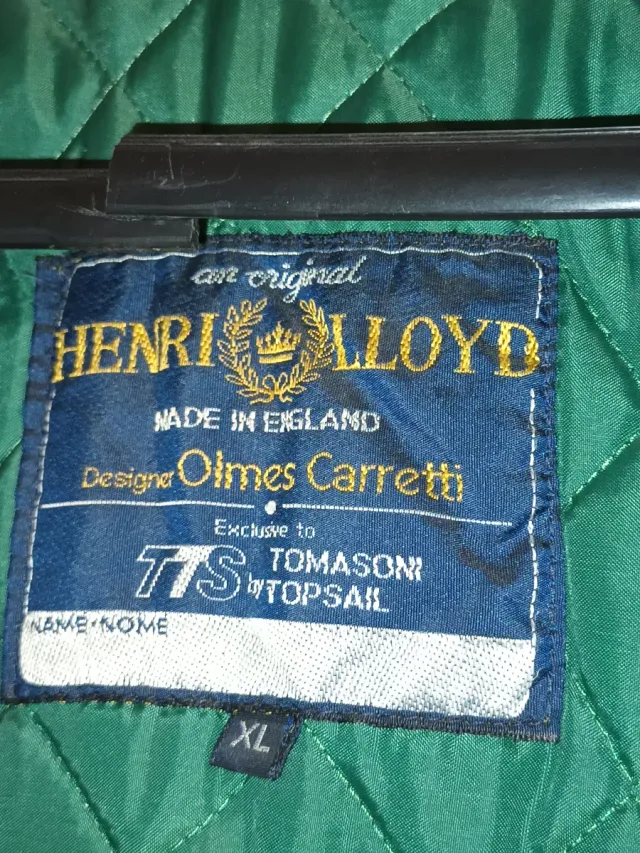 Giacca Henri Lloyd Uomo Vintage Originale