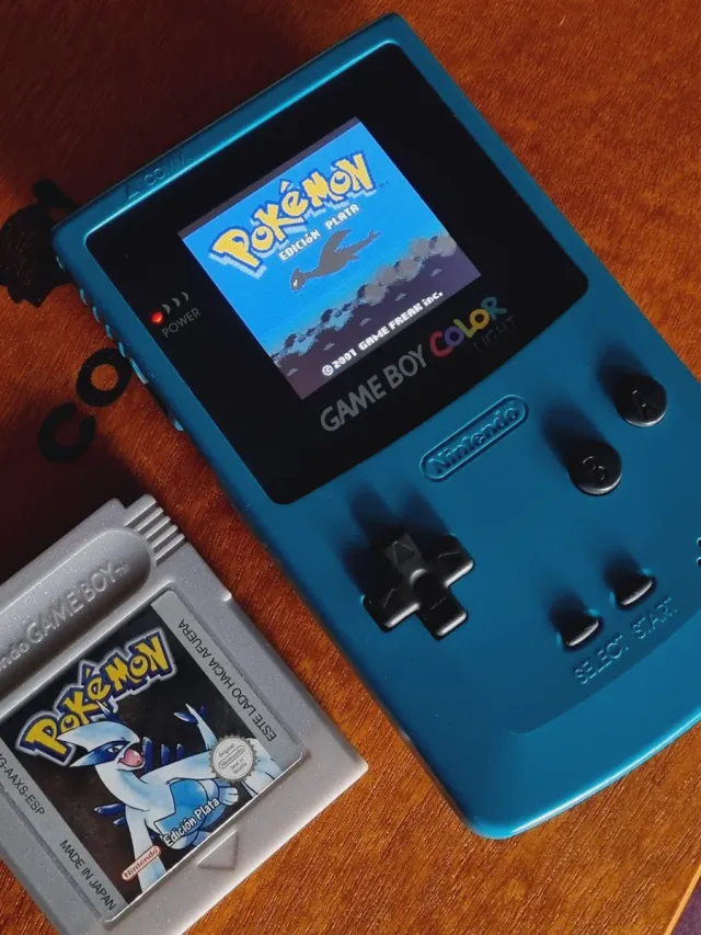 IPS Lote Game Boy Color + Pokémon Plata Original