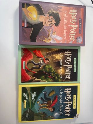 2 libros de la serie Harry Potter + 1 gratis