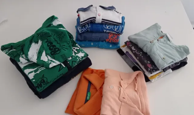 Lotto abbigliamento bambino,anni 10 vari marchi