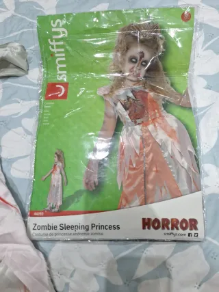 Disfraz Novia Zombie Niña