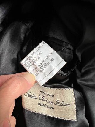 Cappotto uomo lana Antica Sartoria Italiana grigio