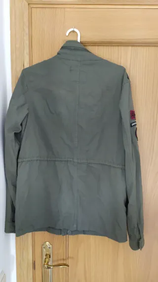 Chaqueta Diesel verde militar Talla 13-14 años