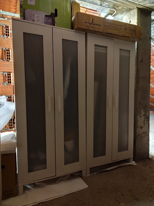 2 Armarios blancos IKEA 180x80x50