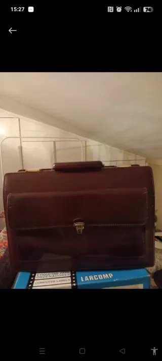 Maletín médico de piel