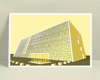 Pintura Cuadro Estampa Postal