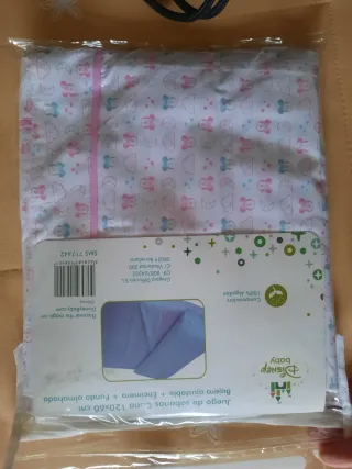 Juego de sábanas para cuna Disney