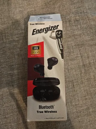 Auriculares Energizer Bluetooth True Wireless Negr