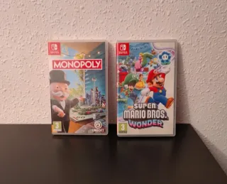 Pack Super Mario Bros Wonder y Monopoly Switch
