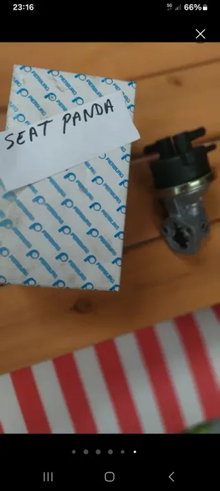 Rotulas Dirección Seat Panda, Buje trasero.