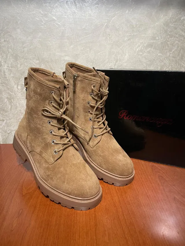 Stivaletti Romanciaga Cammello Tg 38 Nuovi