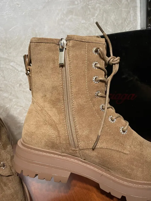 Stivaletti Romanciaga Cammello Tg 38 Nuovi