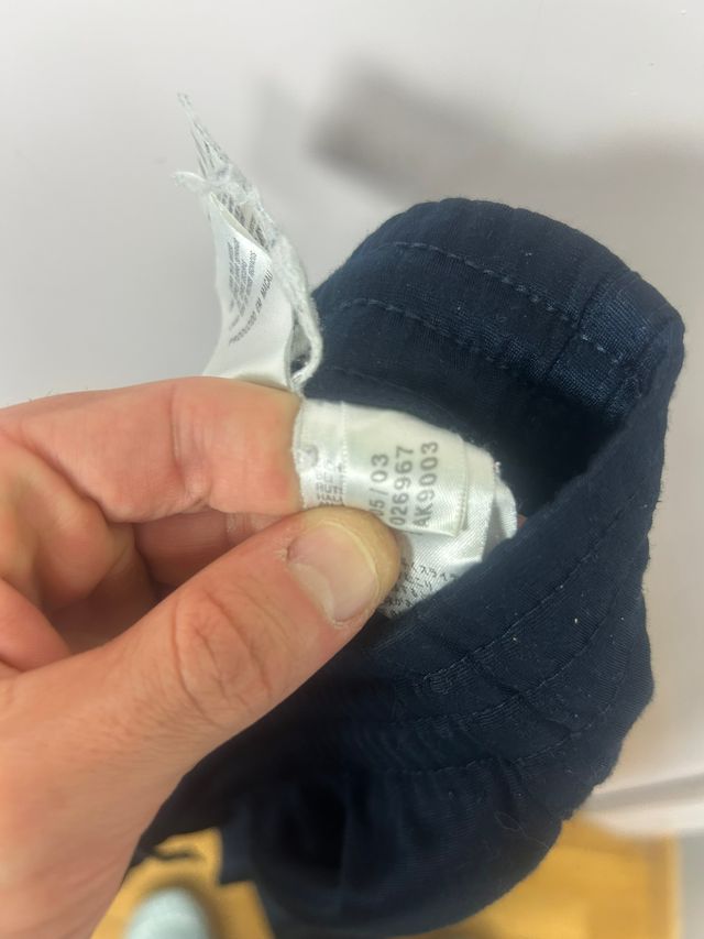 Pantaloni da paracadute Adidas grigi e neri retrò vintage