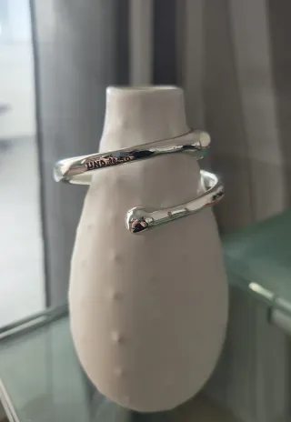 Pulsera Espiral Plata Uno de 50