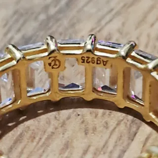 Anillo Eternity Circonitas 