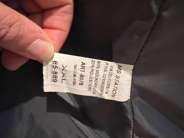 Giacca in eco pelliccia grigia