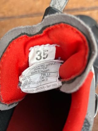 Botas Montaña Quechua Niños Talla 35