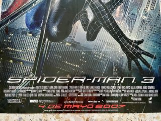 Cartel de Cine Spiderman 3 Doble Cara