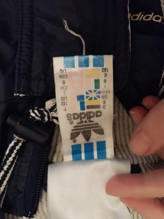 Chaqueta chubasquero vintage Adidas XXL