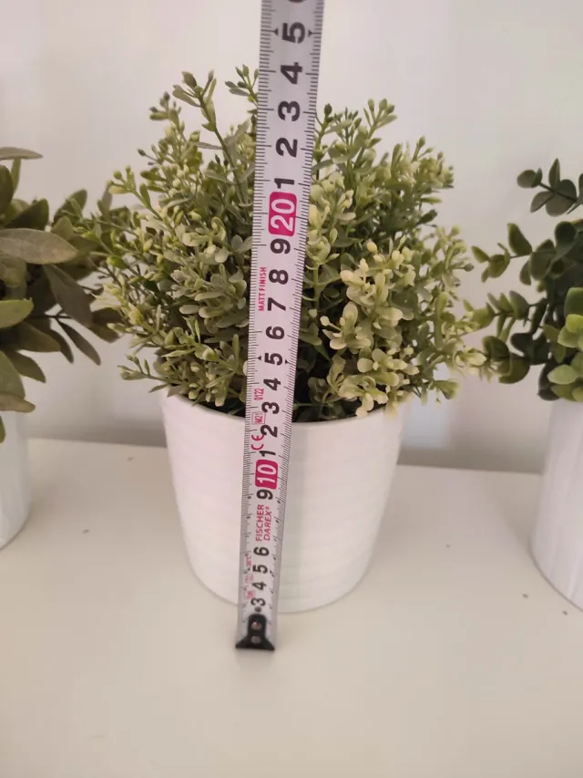 Lote 3 Maceteros y plantas IKEA