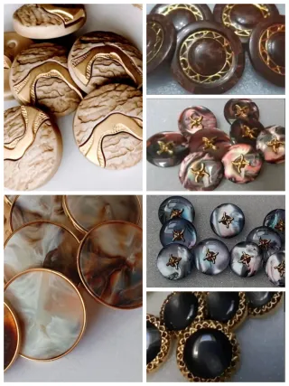 Lote 10 botones- 7 modelos