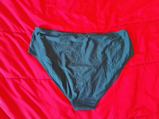 Cueca de bikini azul marinho