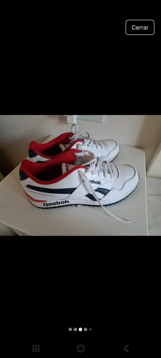 Zapatillas Reebok Unisex Blancas y Rojas