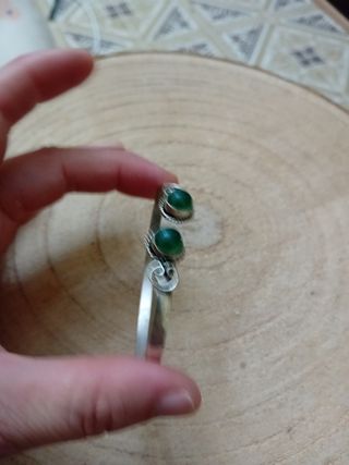 Bracciale Argento 925 con Smeraldi