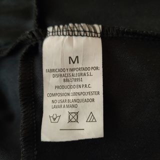 Falda Flamenco Negra y Roja Talla Única