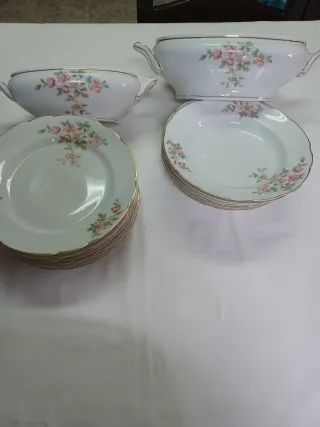 Serviço Jantar Vista Alegre Flores