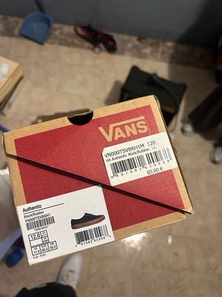 Zapatillas Vans Hombre Negras Marrones